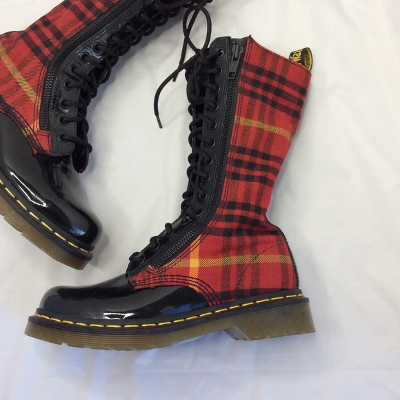 tartan dm boots